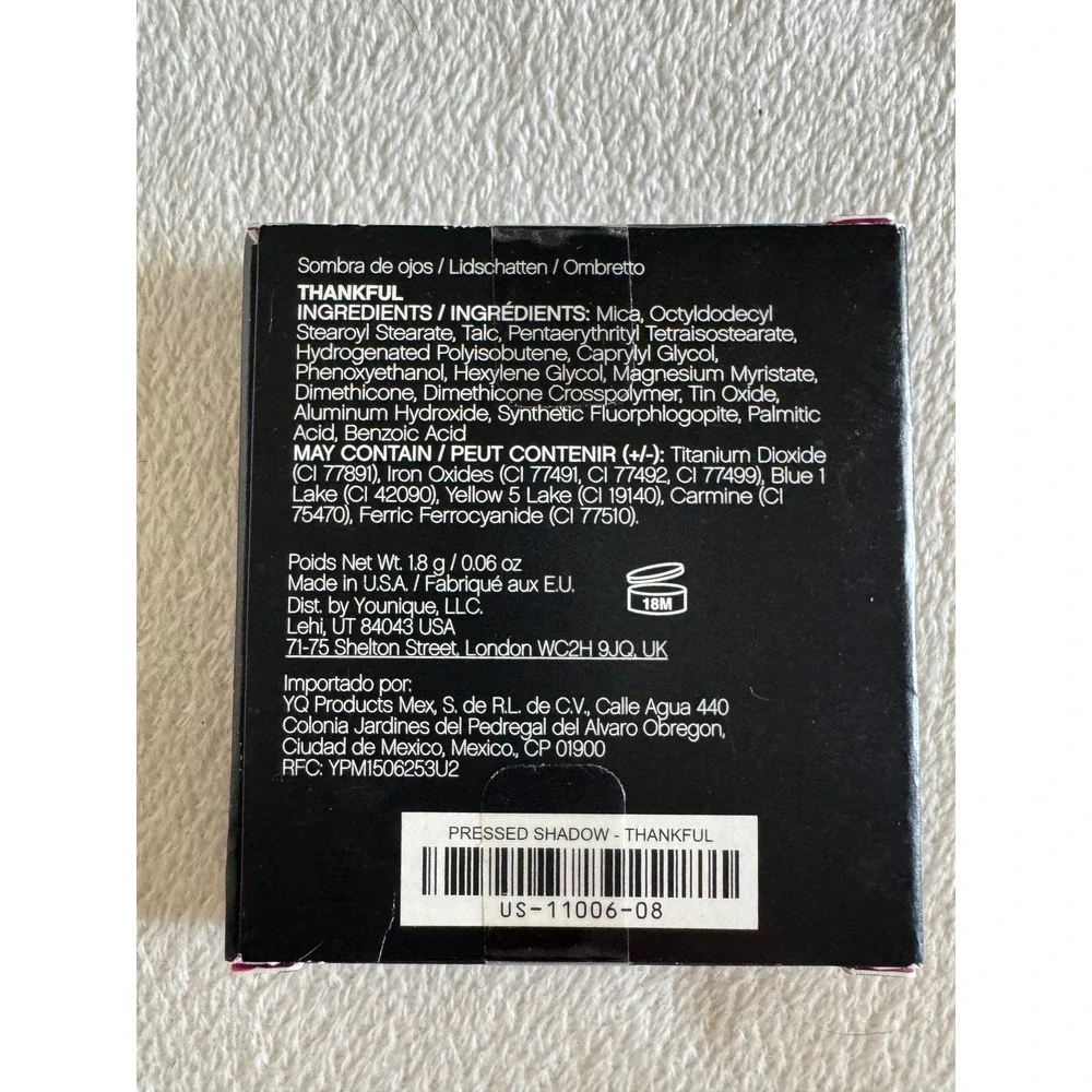 Younique Moodstruck Pressed Shadow Thankful Blue Shimmer Eye Makeup 1.8g New Box